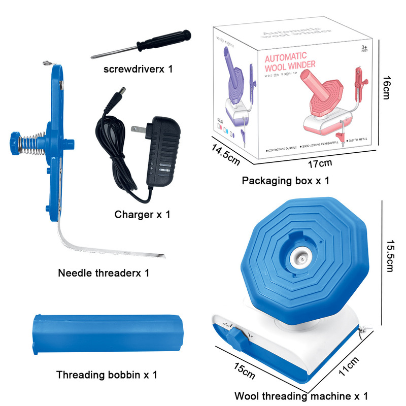 Electric Yarn Winder, Automatic Yarn Ball Winder, USB Charging Winding Machine Tool for