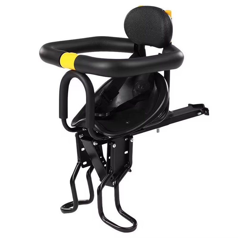 Heavy Duty Front Bicycle Child Seat - Supports 35kg - Adjustable Kids Bike Seat with 3-Point Safety