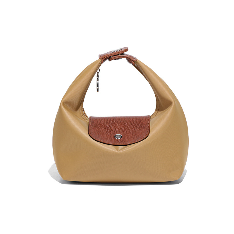 Premium Nylon Lunch Bag, Waterproof Insulated Lunch Box Tote, Handheld & Crossbody Dumpling Bag for