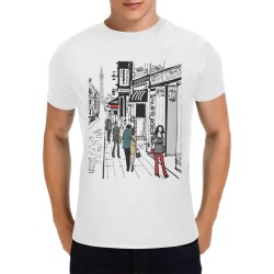 Men's T-shirt in USA Size (Two Sides Printing) （Made in Australia, Ship to Australia Only）