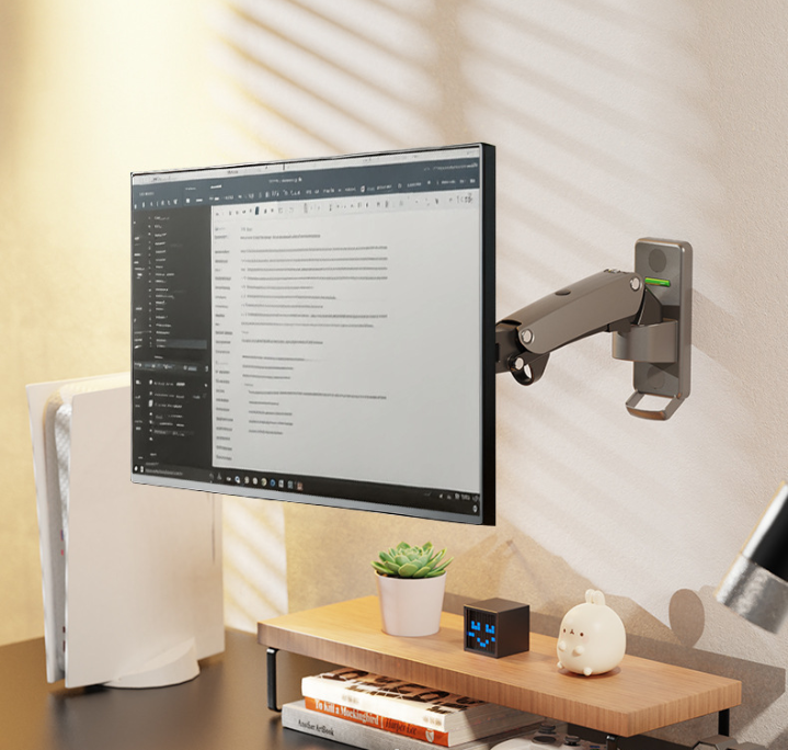 NB F120 Wall-Mounted Monitor Arm (Gas Spring) 3
