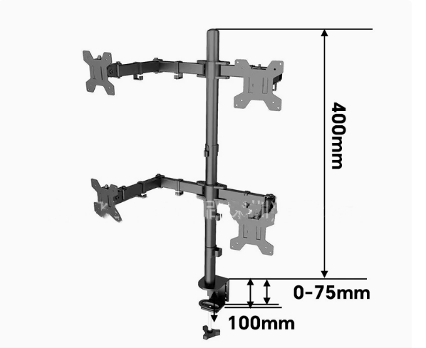 Height-Adjustable Monitor Riser Stand (17"–27") 2