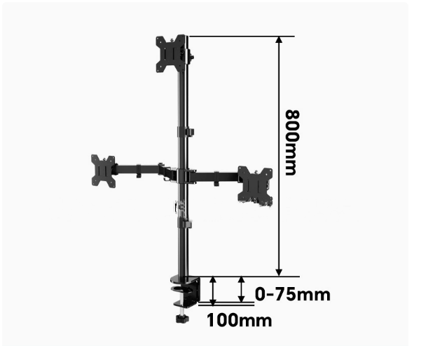 Height-Adjustable Monitor Riser Stand (17"–27") 6