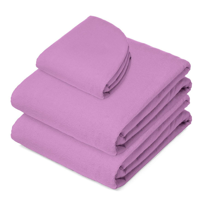 3-Piece Massage Table Sheet Set – Solid Color, Washable & Durable