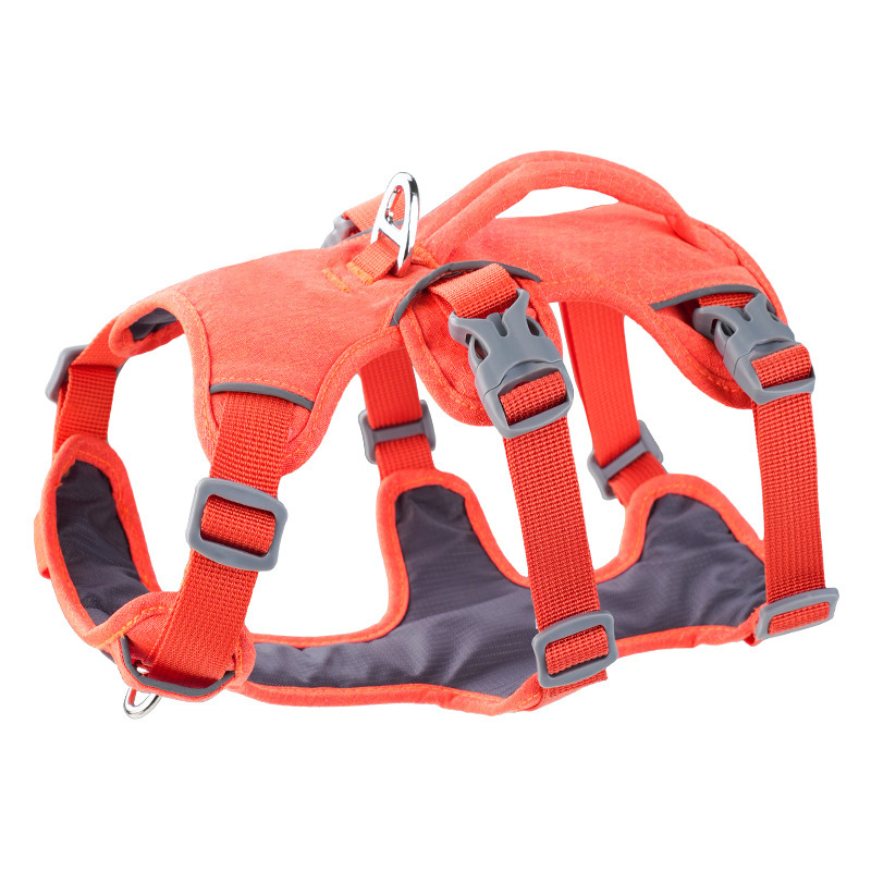 Reflective No-Escape Dog Harness with Control Handle – Padded Nylon Vest for Training, Walking &