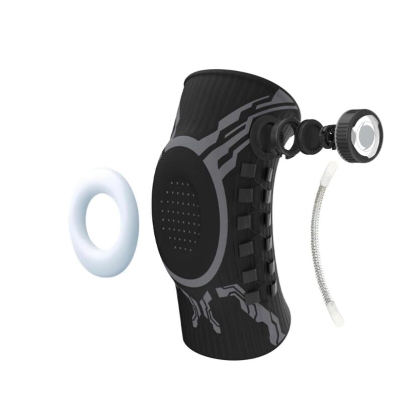 Adjustable Smart-Knob Knee Brace — Patella Gel Pad, Side Stabilizers, Compression Support for Pain