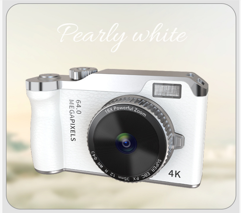 Digital Camera Retro 4K HD Portable Camera Student Digital Children's Toy Gift