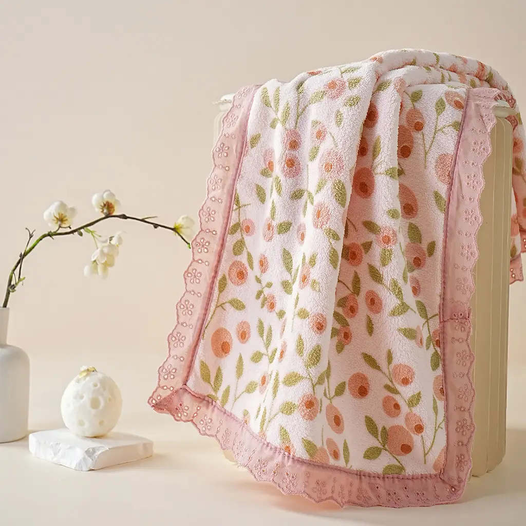 Toalla de baño con estampado floral, imagen 8