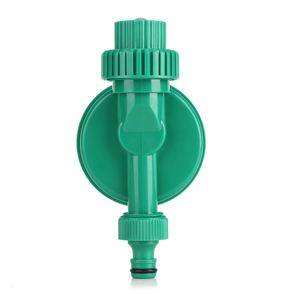 Rear of garden timer with hose fitting, ready for the tap
