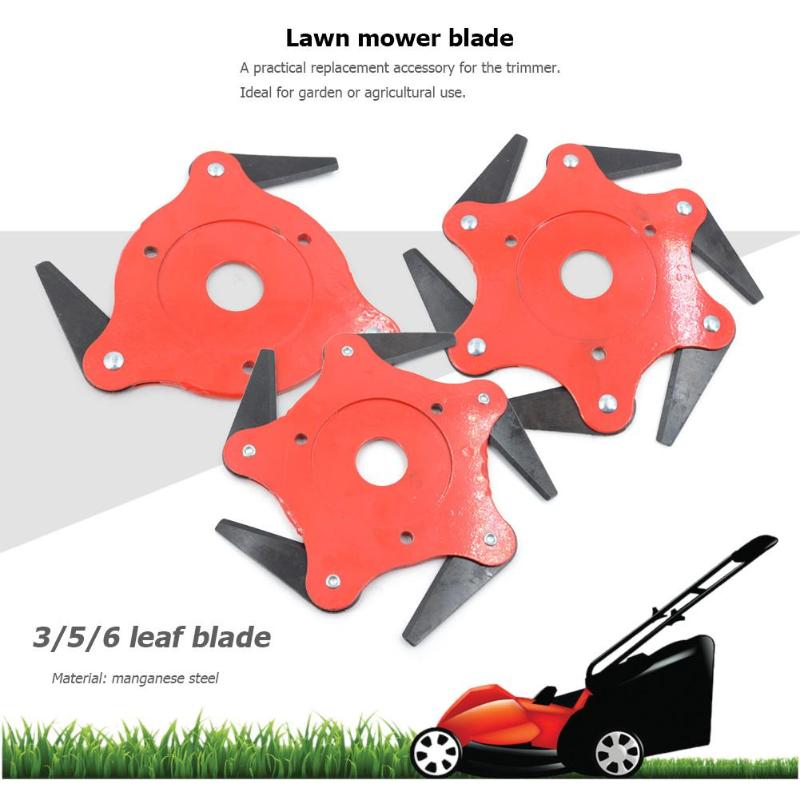 Manganese steel blade accessory for garden and agricultural use