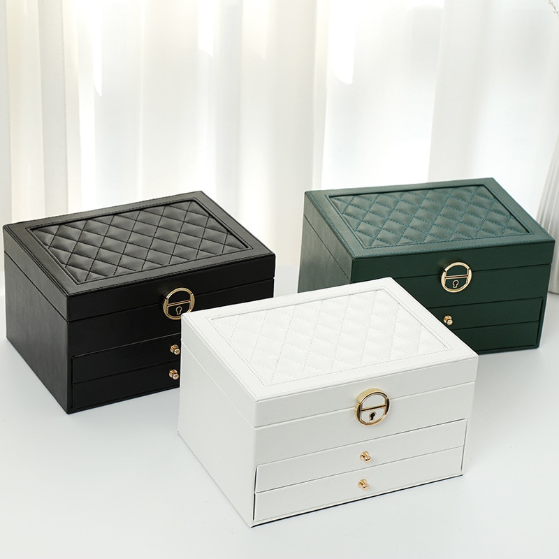 Open jewelry box with watch pillow and bangles resting in their own places