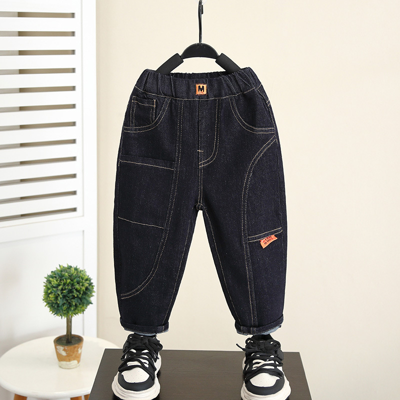 Boys Casual Straight Leg Jeans