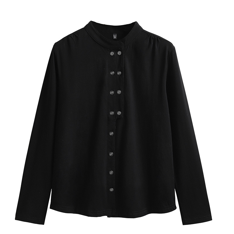 Double breasted cardigan with long sleeves