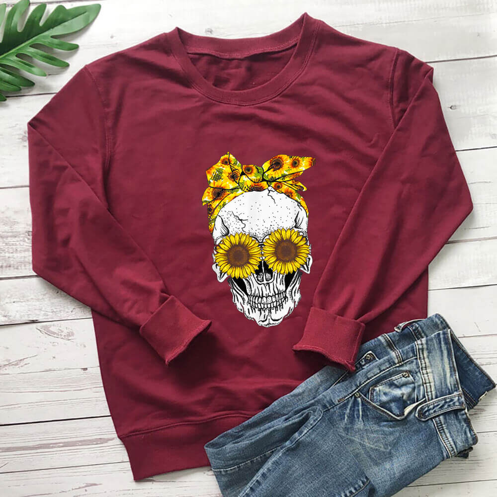 3-6-6burgundy1-sunflower skull