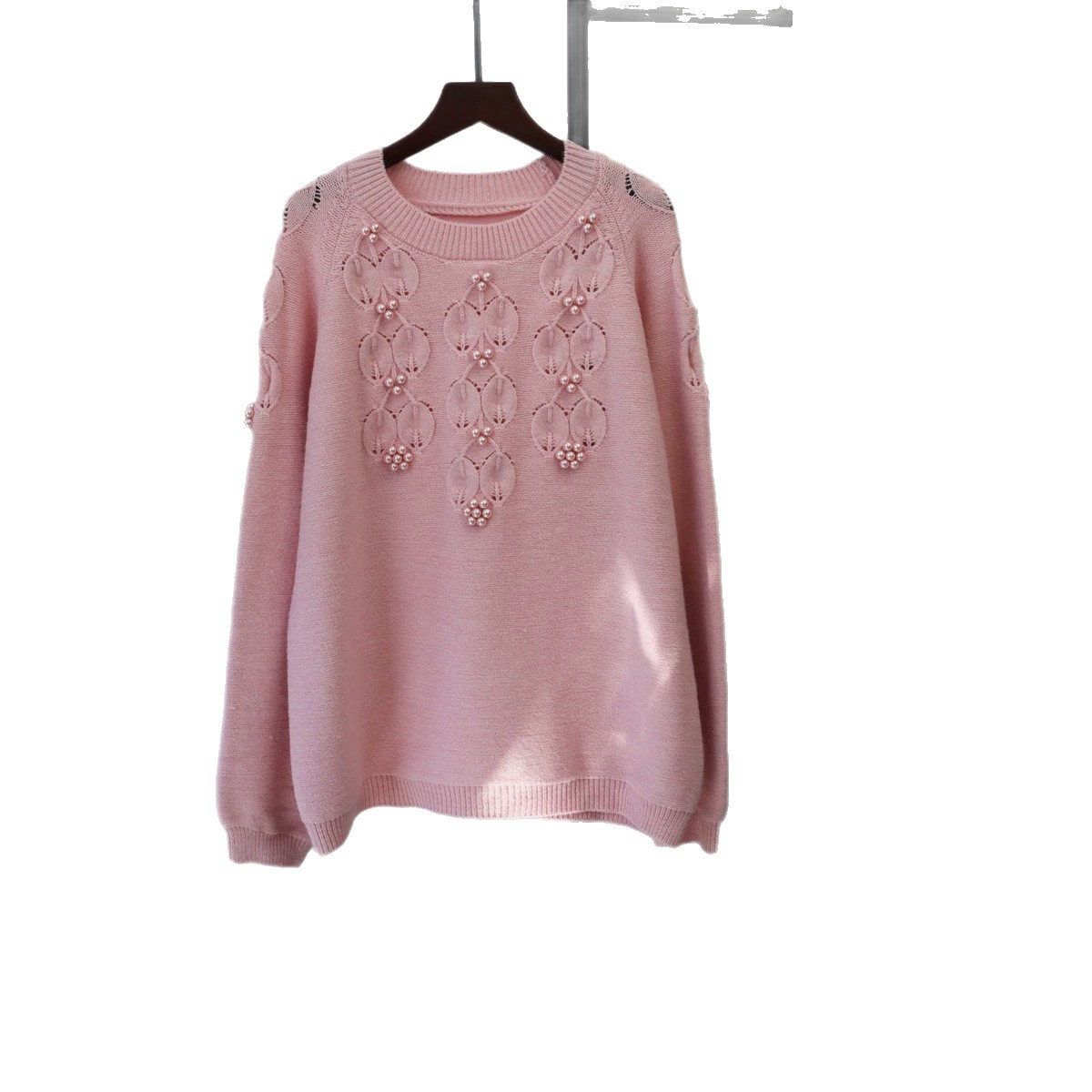 Loose fitting pullover sweater for women