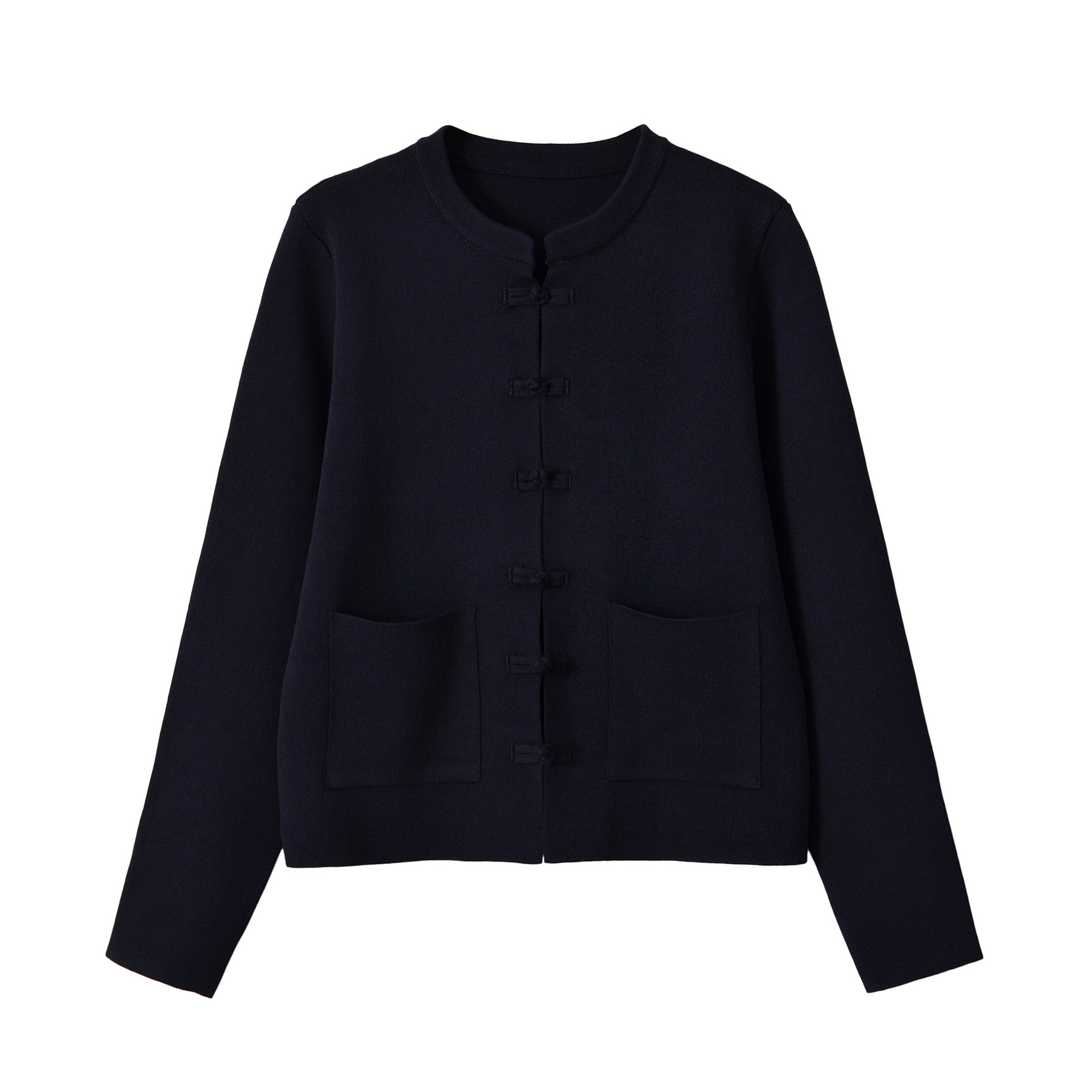 Loose round neck long sleeved sweater