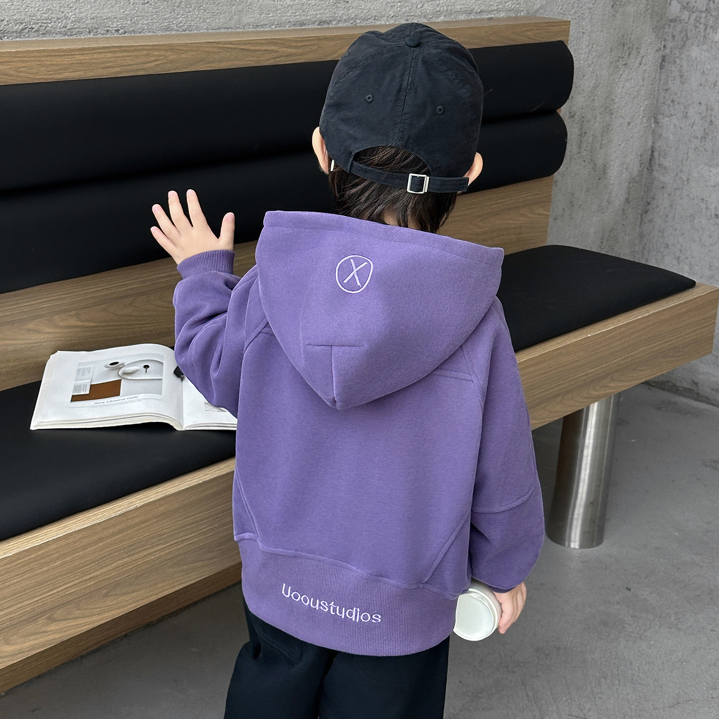 Boys Spring Autumn Casual Hooded Jacket