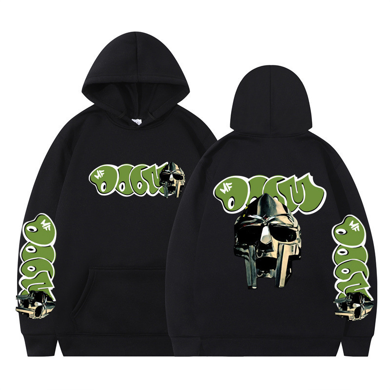 Style 2D Printed Long Sleeve Hooded Unisex Pullover Sweatshirt