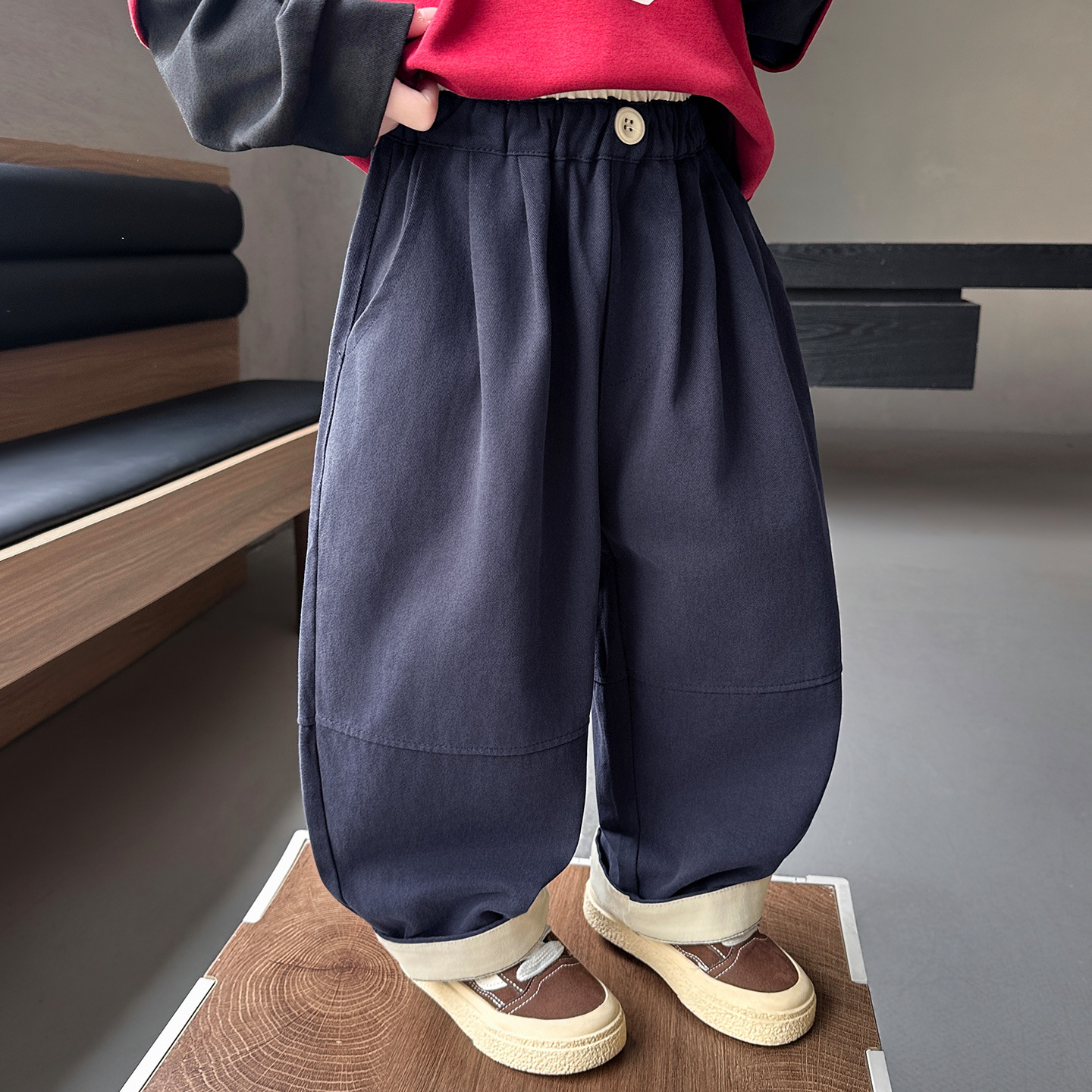 Boys' Fashion Casual Straight Leg Pants