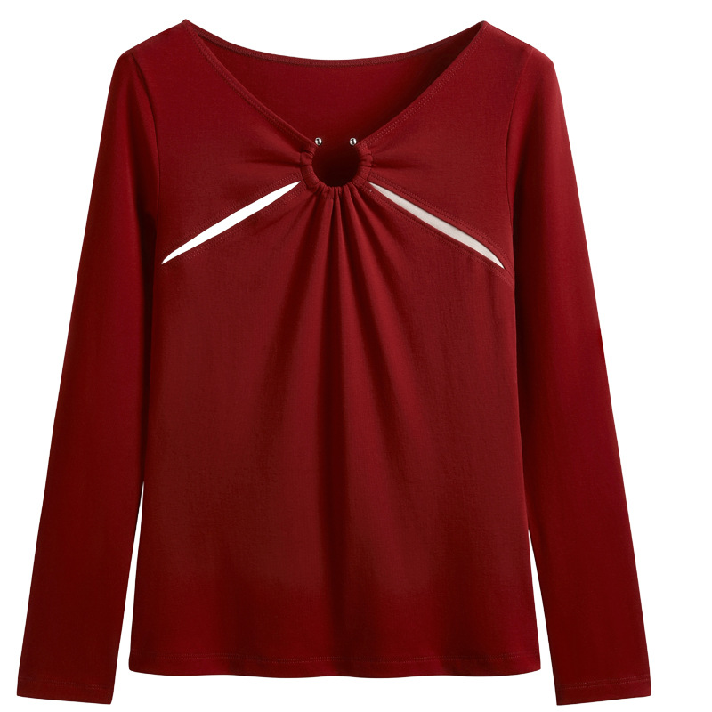 Long sleeved slim fit top