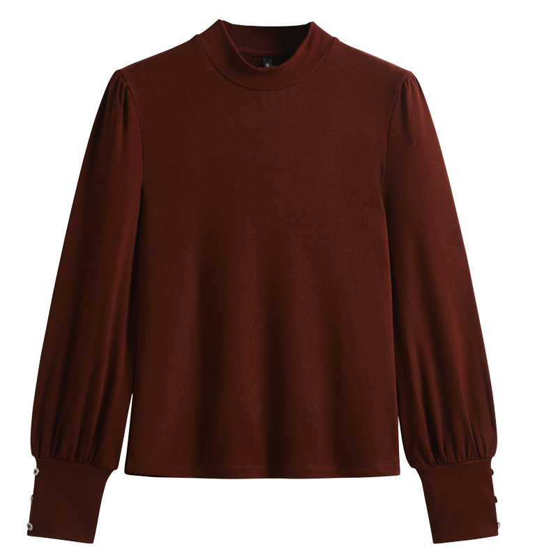 Long sleeved slim fit T-shirt