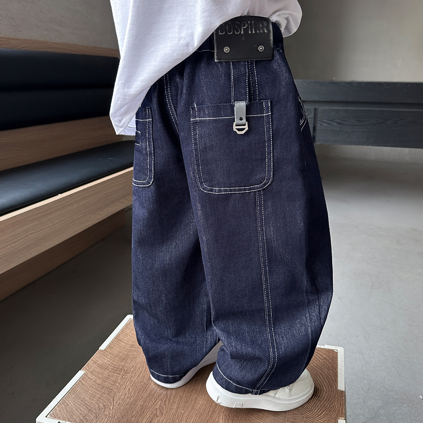 Boys' Casual Straight Leg Denim Pants