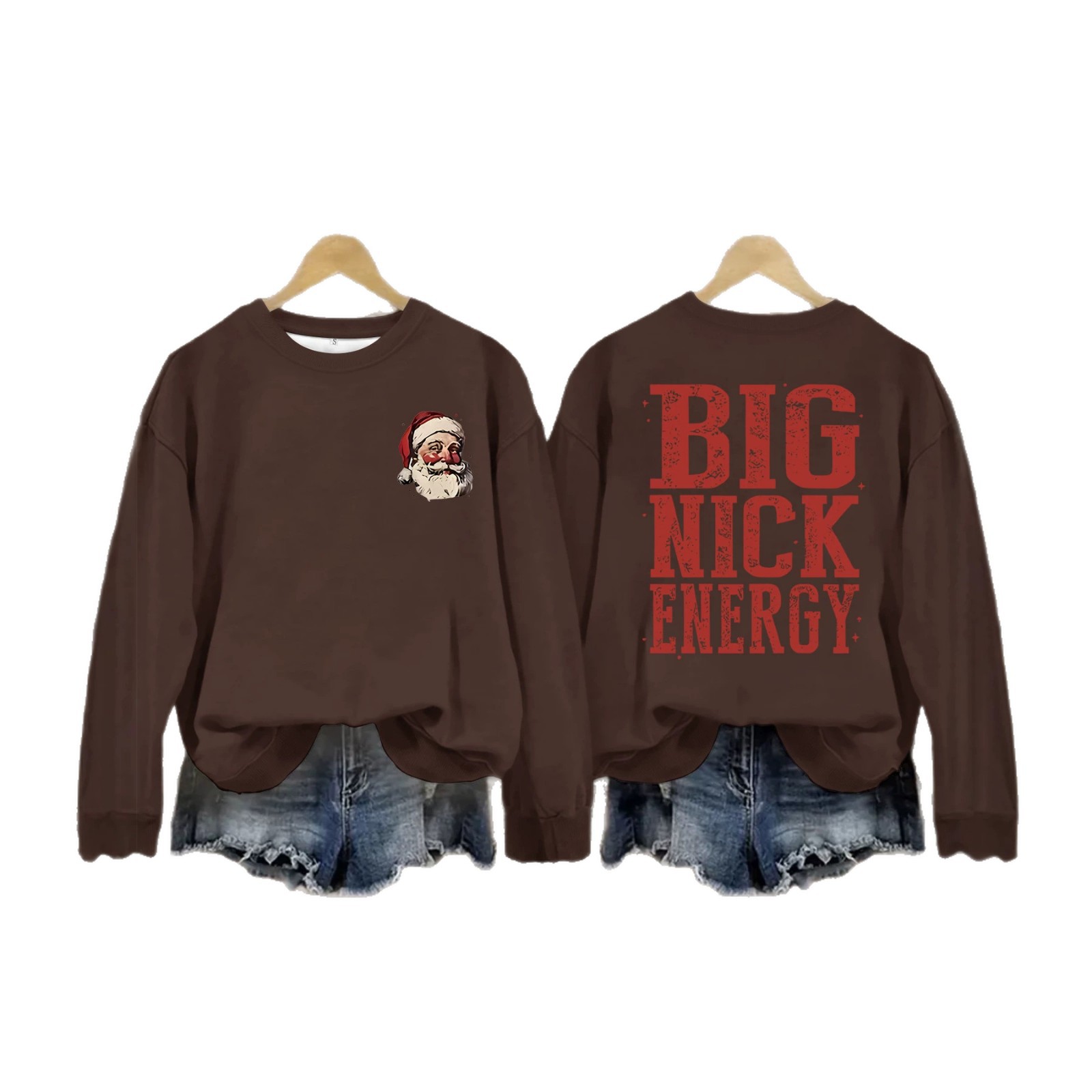 Long sleeved round neck hoodie