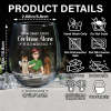 Stemless wine glass with dog mom quote, featuring hand wash instructions and product details