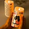Personalized LED candle with I'll Love You Always message, flameless and safe, ideal gift for daughter